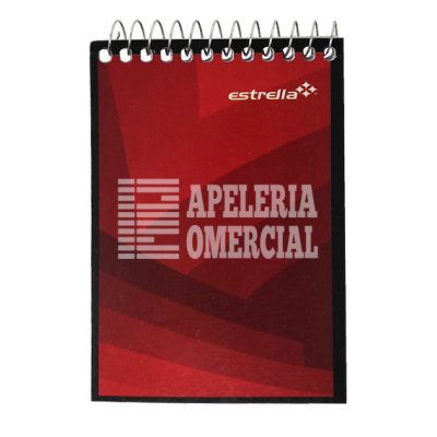 LIBRETA DE BOLSILLO ESTRELLA C/ESPIRAL #100E.